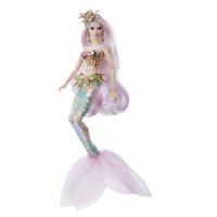 Kolekcionarska lutka Barbie sirena Enchantress fantazija s ružičastom kosom