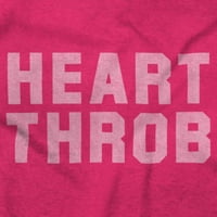 HeartThrob Smiješno zgodno jednostruko ljubav muške grafičke majice Tees Brisco Brands 2x