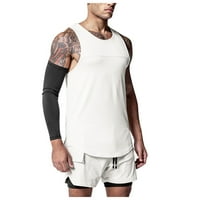 Ljetne Muške majice bez rukava, Muški ljetni casual modni prilagođeni sportski prsluk brzo sušenje i prozračna