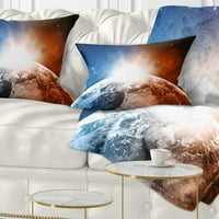 Dizajnerski planet s izlaskom sunca u svemiru-Moderni jastuk za bacanje - 16.16
