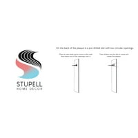 Stupell Industries biti mirna i poznaju kaligrafsku inspiracijsku frazu, 15, dizajn Lu + Me Designs