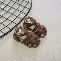 Cipele za djevojčice; obične Rimske ravne sandale sa zatvorenim nožnim prstima s omotanim mekim potplatom; princezine