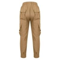 Feternalne muške sportove ležerne hlače za trčanje lagane planinarskih hlača Vanjski hlače Radne hlače za muškarce