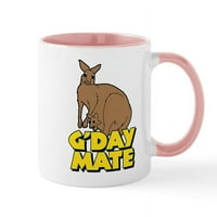 Cafepress - G'Day Mate - Oz keramička šalica - čaša čaja za novost kave