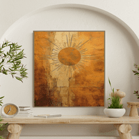 Celestial Blaze - Sun Canvas Wall Art