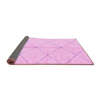 Moderni pravokutni tepisi za unutarnje prostore, Jednobojni ružičasti, 6' 9'