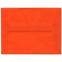 Papir i omotnica poluprozirne omotnice, 3 po 4, narančasta, pakiranje od 50 komada