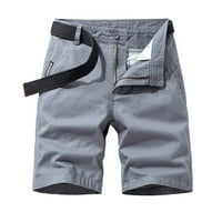 Muške kratke hlače za ljeto modne muške kratke hlače s džepovima s patentnim zatvaračem udobne za slobodno vrijeme