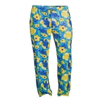 Muške pidžama hlače s printom u Ulici Sezam u veličinama od 2 inča