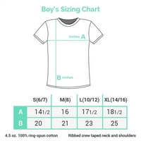 Smiješna grafika za dječake ili dječake - pamučna Omladinska Siva Majica za dječake