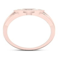 Imperial 1 6CT TDW Diamond 10k Rose Gold Muški modni prsten