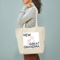 & - Nova torba prabake-torba od prirodnog platna, platnena torba za kupovinu