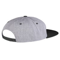 Originalna bejzbolska kapa od pola vune, izrađena po mjeri s početnim slovima od A do Ž, sivi crni šešir, crno-zeleno