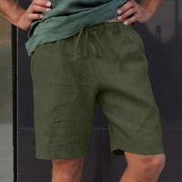 Hanas muške hlače muškarci modno solidno plus veličina Posmena zavoja džepova dužine koljena hlače hlače vojske