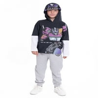 Transformers Boys Cosplay Hoodie i Joggers, dvodijelni set odjeće, veličine 4-10
