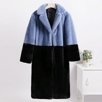 Jakne kapute za žene zima dugih rukava Visoka kvalitetna žena moda plus kaput dugi jakni kaput dame topli kaputa