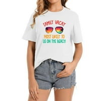 Rasprodaja ženskih vrhova ljeto Plus size majica u boji s dekolteom u obliku slova U i kratkim rukavima Bluza