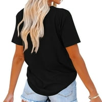 Ženske majice Plus Size s modnim printom, Ženska majica s dugim rukavima S izrezom u obliku slova u, personalizirani