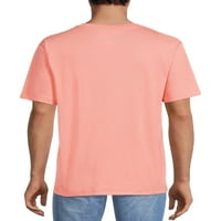 Leylayray bluza za žene slatke tiskane kratke rukave s vrhovima s džepnim bluzom ružičasta xxxxxl
